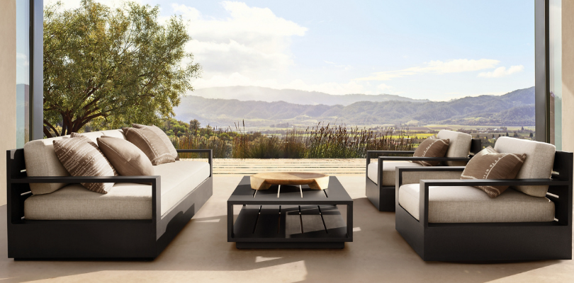 Marbella Architectural Aluminum Lounge Set