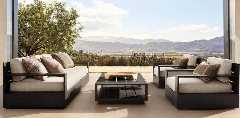 Marbella Architectural Aluminum Lounge Set