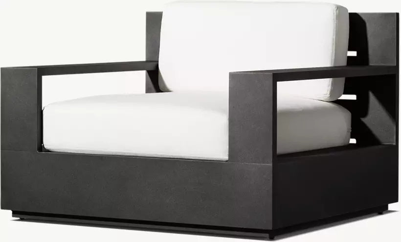 DecorMama Marbella Architectural Aluminum Lounge Set
