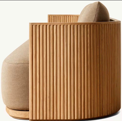DecorMama Matira Architectural Teak Lounge Set