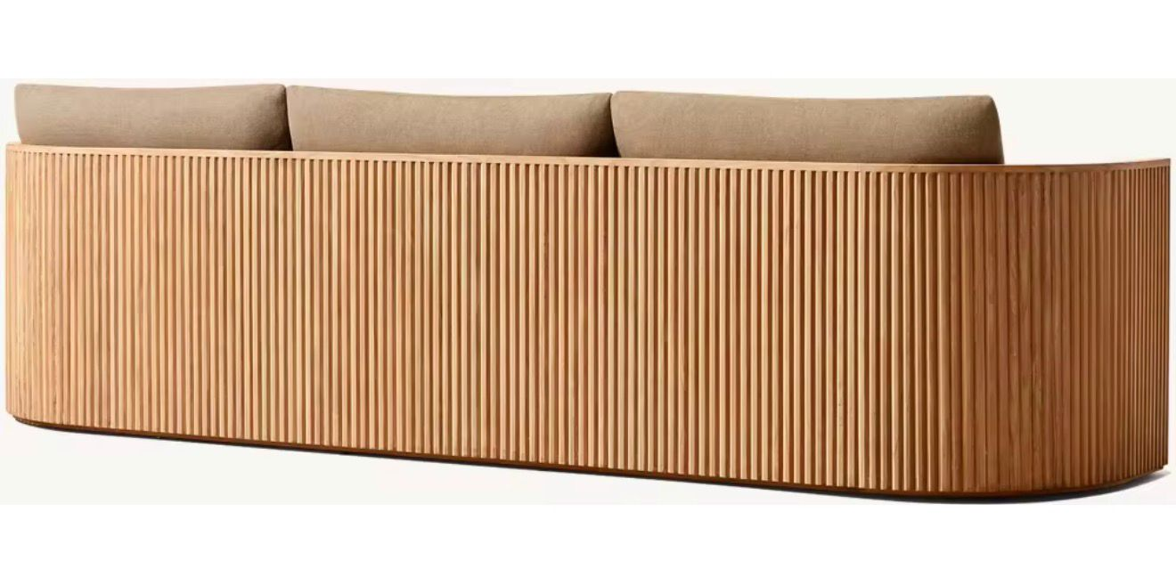 DecorMama Matira Architectural Teak Lounge Set