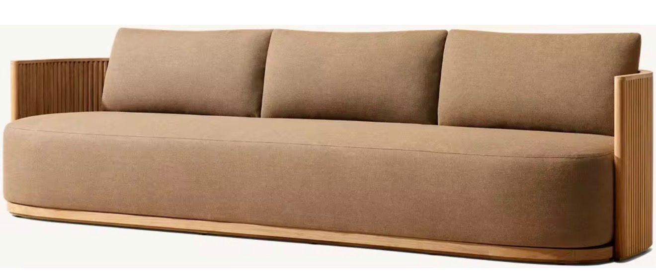 DecorMama Matira Architectural Teak Lounge Set