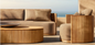 DecorMama Matira Architectural Teak Lounge Set