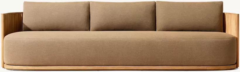 DecorMama Matira Architectural Teak Lounge Set
