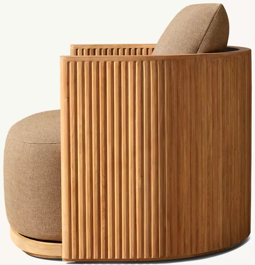 DecorMama Matira Architectural Teak Lounge Set