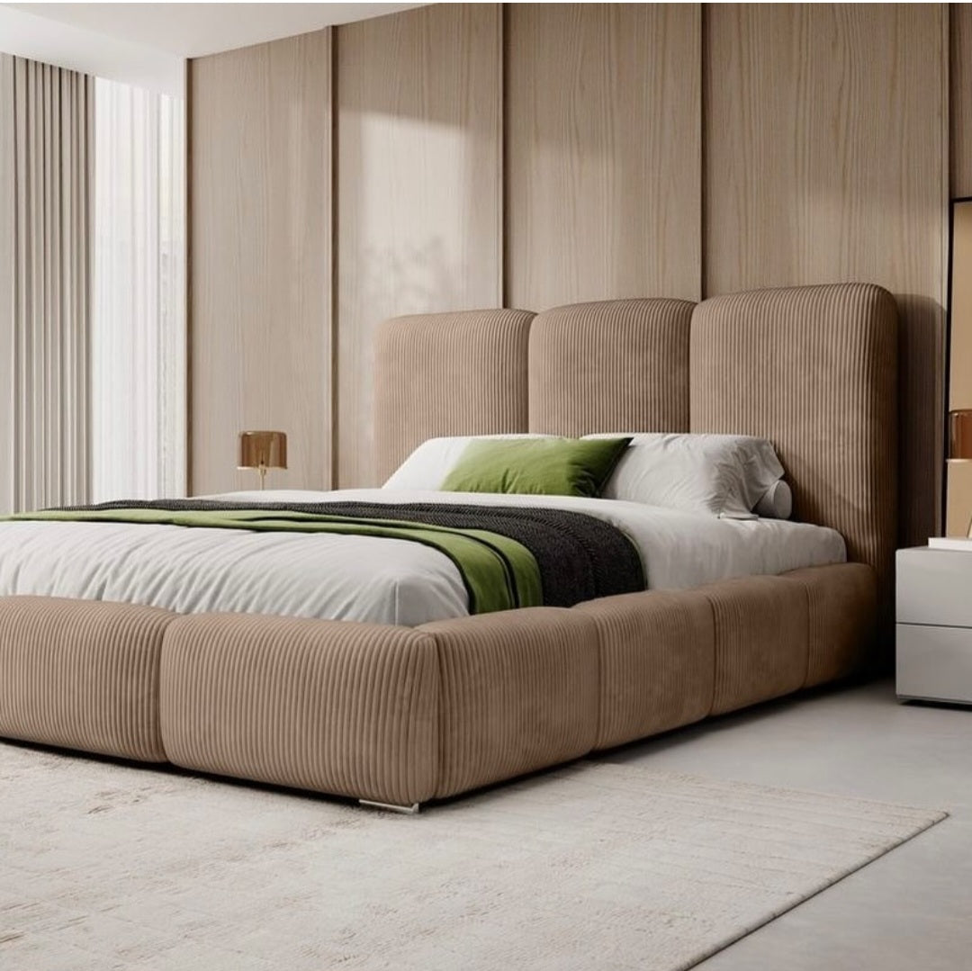 DecorMama Vonia Headboard & Base