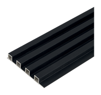 DecorMama 3D Slat Wall Panels – WPC Cladding – Single & Packs – main studio view