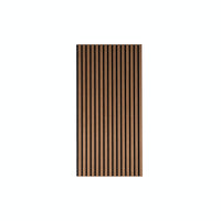 DecorMama Acoustic Slat Panel 1200 – Oiled Oak, cut-out on white